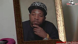 Bbc Stretches Tight Brunette Slut with Natural Tits