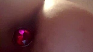 solo panty stuffing leads to intense orgasm with toys