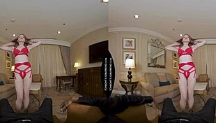 naturally busty octavia red goes fire on your big dick