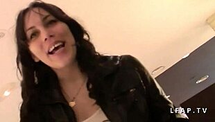 petite brunette says 'fuck my ass hard with fisting'.