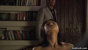 hairy journalist gets WHIPPED and FUCKED in bondage