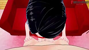 Kushina Uzumaki Fucked While Sarada Uchiha Jealous