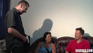 Mature German Lady Engages in Threesome Fun