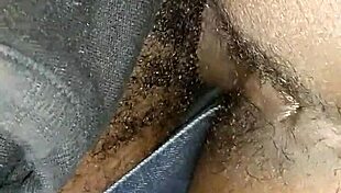 Big black cock destroys ebony pussy in hardcore homemade fucking session