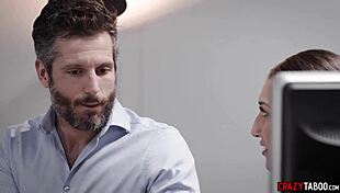 Horny Couple Fucks Teen Lola Fae With Monster Cock