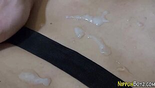 Asian twink milks cock!