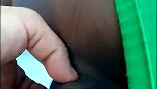 Latina amateur shows pussy outdoors for money, leading to group anal