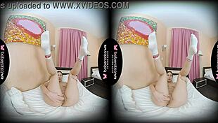 Plump Babe Amalia Davis Masturbates Shaved Pussy In Vr