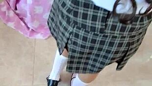 Hotel sex video sees teen schoolgirl strip for amateur homemade video