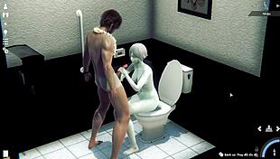 Fucking the pretty asian girl in this amateur video