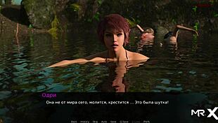 Two naked girls play with themselves in hentai anime