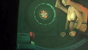 Lara Croft Bound in the Orgasm Machine!