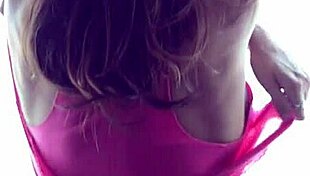 Anjelica Abby C lifts her plaid skirt for anal action