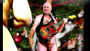 Agarabas and Olpr rip clothes in striptease, revealing shaved pussies for voyeur jerk off.