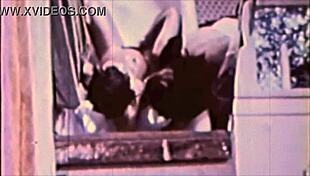 Vintage hairy lesbians explore antique retro fantasies in intriguing ways