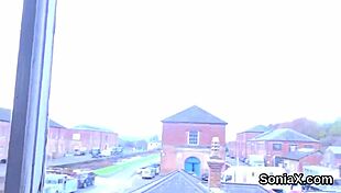 Cheating British Milf Lady Sonia Teases With Gigantic Boobs