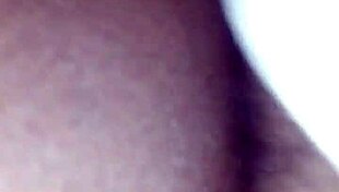 Ebony gets bent over in doggystyle, her creamy pussy shining 😍