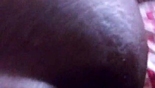 Ebony gets bent over in doggystyle, her creamy pussy shining 😍