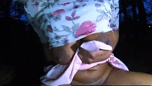 msnovember squirts pussy in public after eating black pussy in wilderness