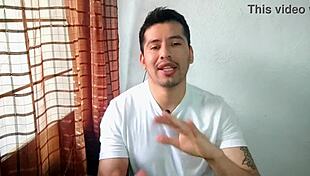 ex-husband visits and they share a story while wife is away