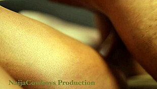 i cowboy fuck and drain that wet ebony pussy so good