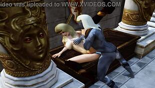 In episode 4, Nulle embarks on an adventure fucking the queen passionately