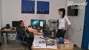 my secretary with tattoos and big cock