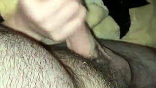 Best friend’s girlfriend secretly jerking my cock in a steamy homemade video. Caught cheating in action.