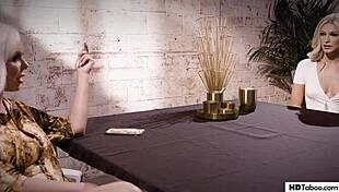 Egomaniac Boss Craves Sex With Trickster Girl Emma Hix During Interview.