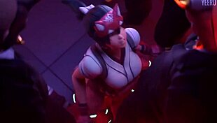 Kiriko's wonderful 3D porn skills