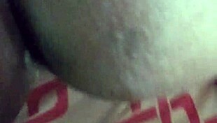 Ebony gets bent over in doggystyle, her creamy pussy shining 😍