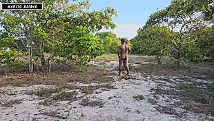 the sexy wife rides the big black cock in the amazon forest