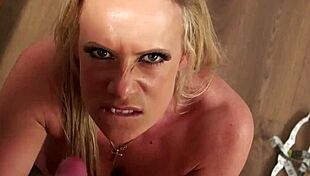 i'm a nasty centerfold getting cumshot on my face while sucking all the spunk