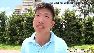 Blindfolded stud tricked into intense oral by homosexual hunk