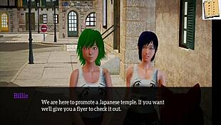 in my new family episode 94, the redhead with big tits plays a game at home