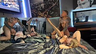 anal with creampie finish on big tits milf