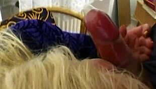 Blonde and horny milf bombshell suck and fucks my dick with smoking passion