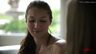 Bella and Laney in passionate lesbian love story!