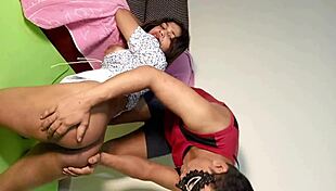 In this Rumpa21 scene, a petite redhead named Quinn enjoys anal creampie fun with her tight booty.