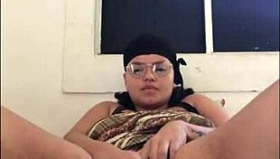 Big Tit Latina BBW Using Vibrator, What A Whore!