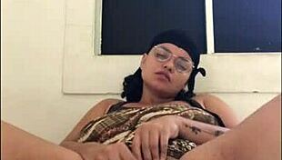 Big Tit Latina BBW Using Vibrator, What A Whore!