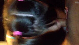 this beautiful blue-eyed teen is giving an amateur blowjob in her homemade sex tape