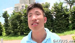 Blindfolded stud tricked into intense oral by homosexual hunk