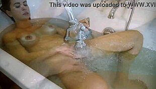 awesome 18yo teen masturbates to orgasm alone at home, so wet and cute.