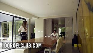 Bold French Escort Cara St Germain Flaunts Big Tits at Home