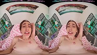 vrallure makes wet dreams with toys and masturbation