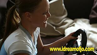 Jo Pole Position Naked Masturbation Fingering Game Solo Intense Action