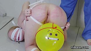 this unusual girl is in the butt hole madhouse for awkward ass licking treatment