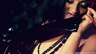 Mistress Nicole Sheridan says 'You've been bad, slave, now get punished for seeing another mistress.'