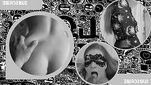 Petite girl inserts huge cock into her tight ass